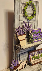 Vintage Door Tiered Tray - RusticFarmhouseDecor