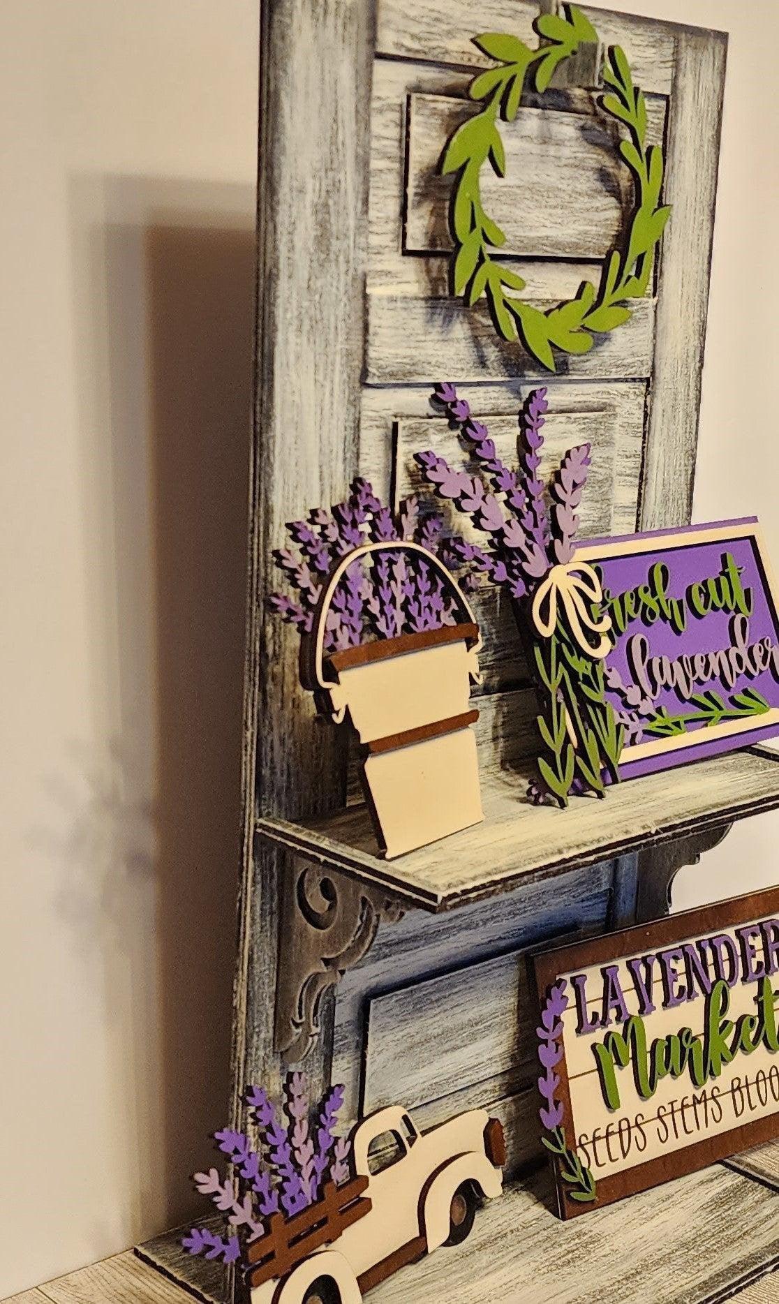 Vintage Door Tiered Tray - RusticFarmhouseDecor