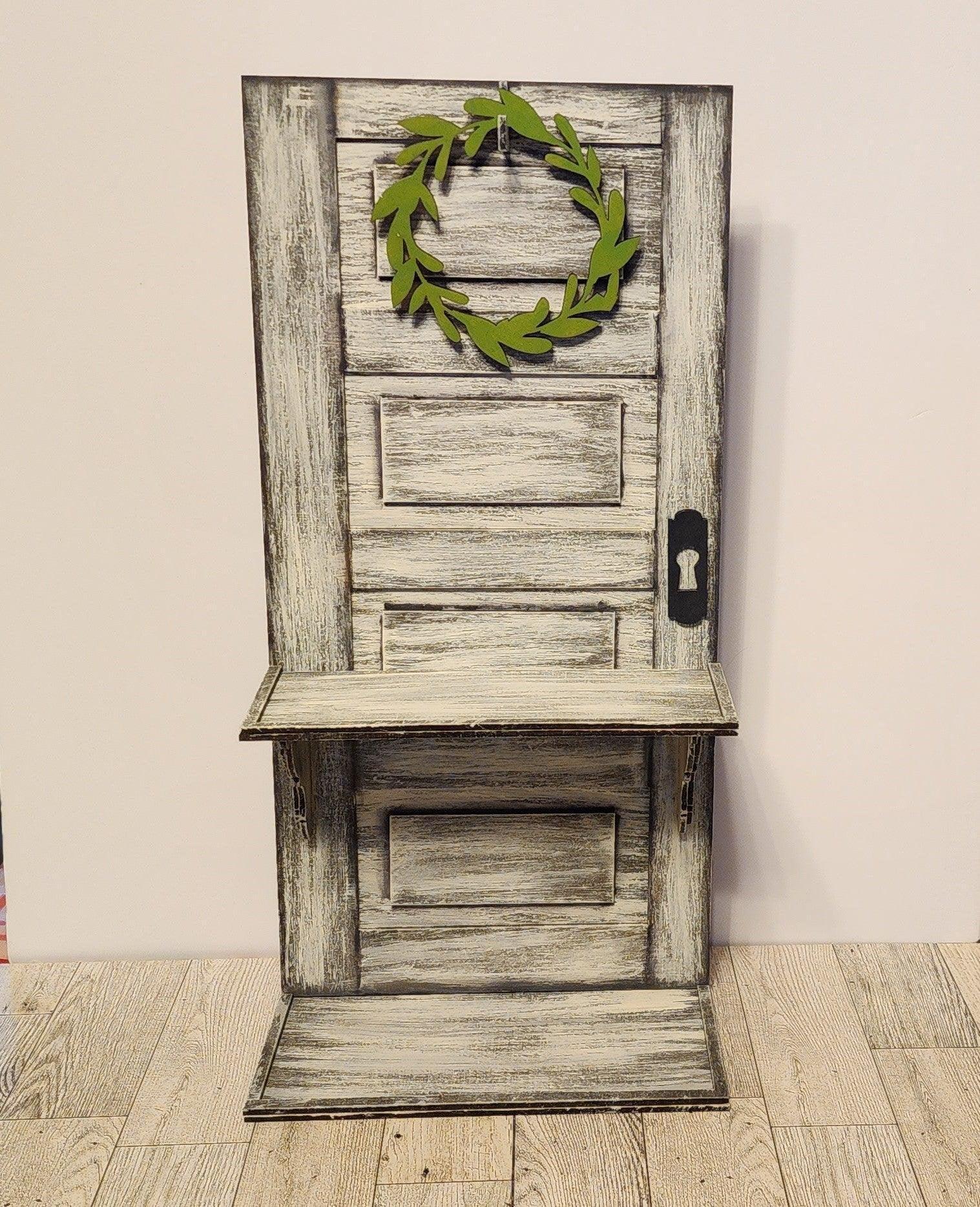 Vintage Door Tiered Tray - RusticFarmhouseDecor