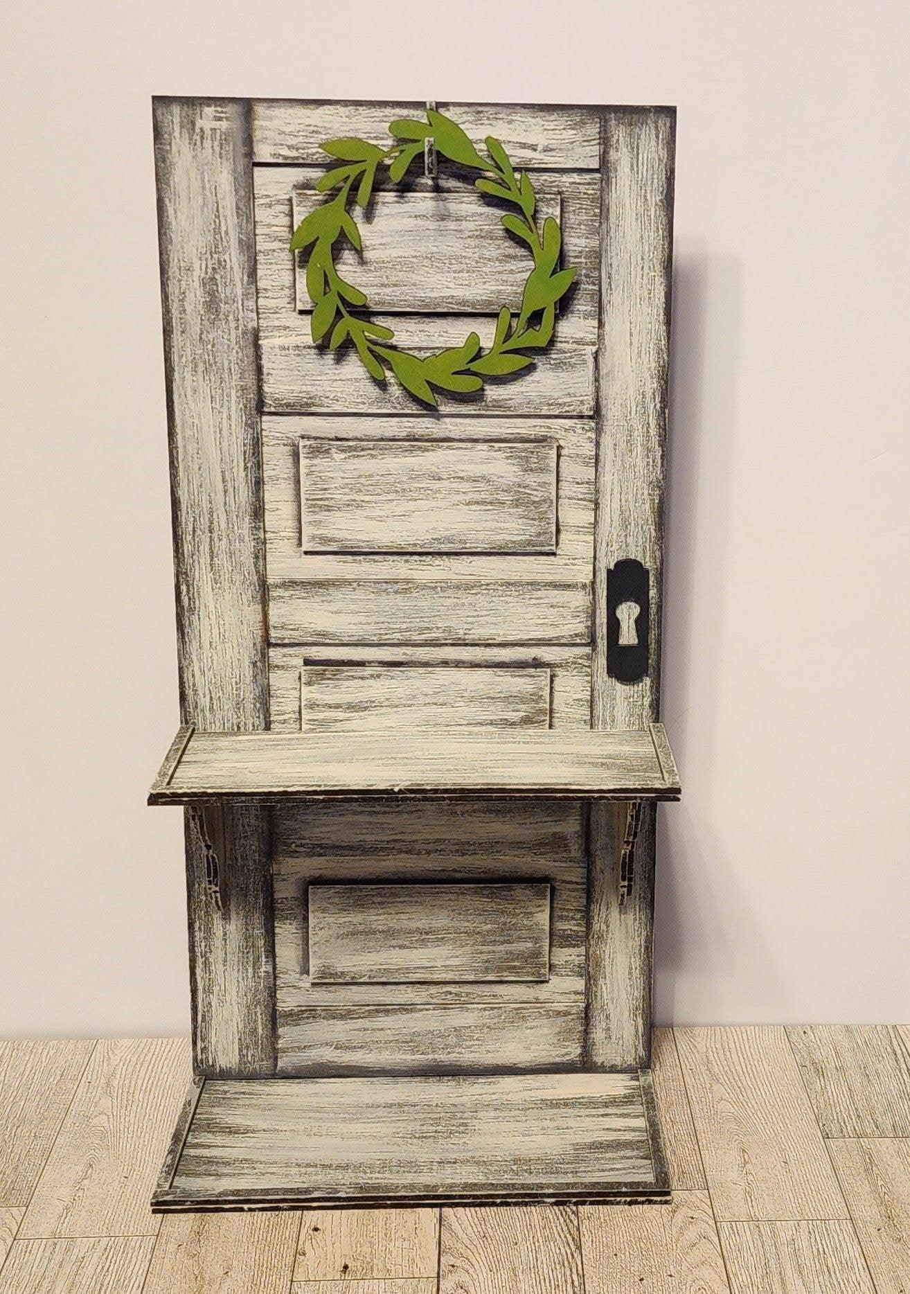 Vintage Door Tiered Tray - RusticFarmhouseDecor