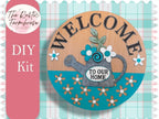 Welcome Spring Watering Can Door Hanger - RusticFarmhouseDecor